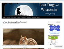 Tablet Screenshot of lostdogsofwisconsin.org